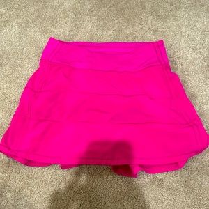 size 2 tall pink lululemon skirt